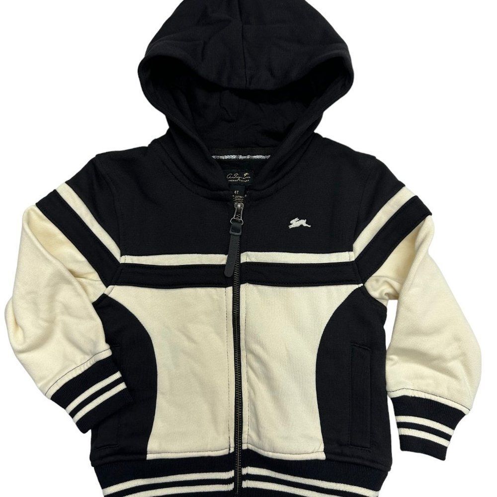 A. Tiziano Jackson Fleece Zip Up Hoodie (4T)